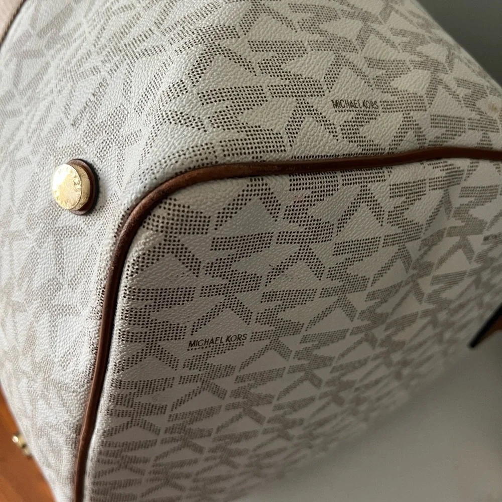 Michael Kors weekender travel duffle bag